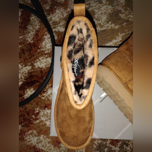 Xappeal Brown Ankle Winter Boots - Picture 2 of 4